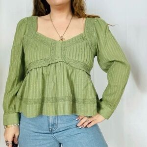 American Eagle Baby Doll Top Size M